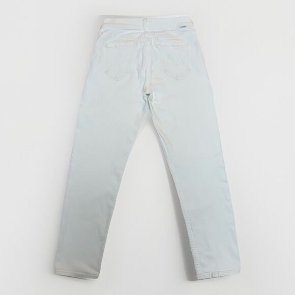 MOTHER Cropped Jean Size 25 The Dropout White/Whipping The Cream Cropped Stretch - Picture 3 of 16